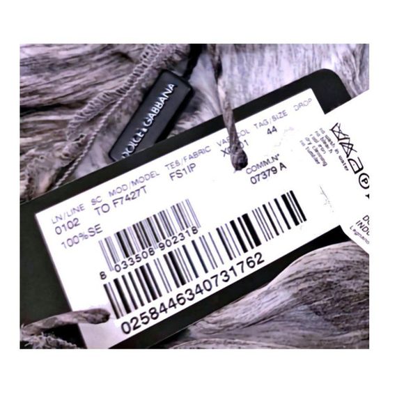 Vintage DOLCE & GABBANA Printed Silk Camisole Top w/Ruffles 2008 Fall NWT - Picture 8 of 9